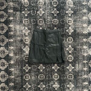 Leather Mini Skirt